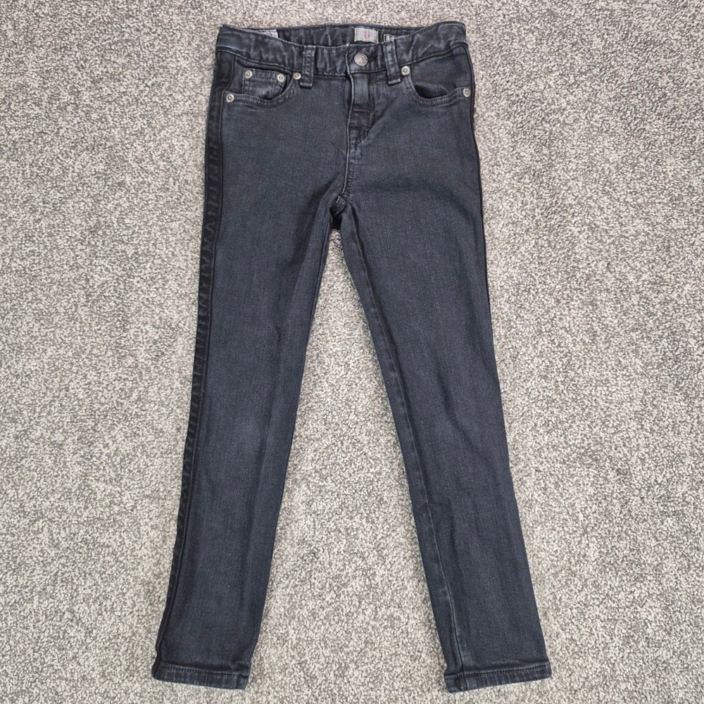Polo Ralph Lauren Jemma Super Skinny Jeans Girls Size 6 Black Denim